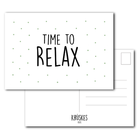 Kaart Time To Relax – A6 Alle kaarten