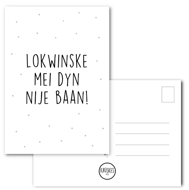 Super Kaart Nije Baan - Zwart/wit - A6 - Friese kaart Kopen? | Krúskes.nl LM-52