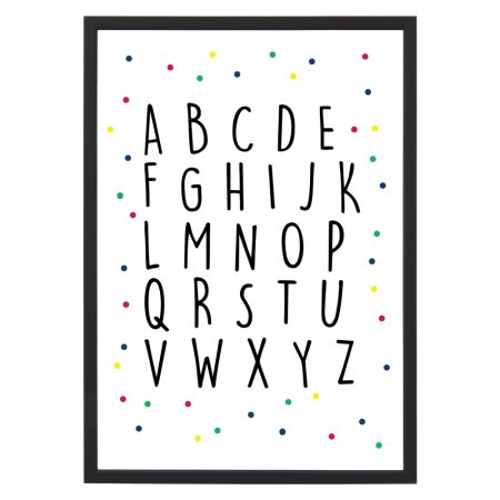 Poster Alfabet – A4 Kadotips
