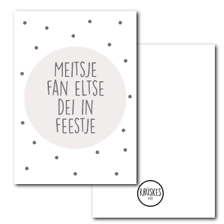 Meitsje fan eltse dei in feestje