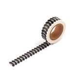 Masking Tape - Blaadjes - Zwart/wit
