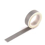 Masking Tape - Dunne Strepen - Zwart/wit