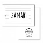 Cadeaulabel Samar