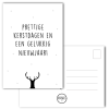 Kerstkaart Prettige Kerstdagen en een gelukkig nieuwjaar - Krúskes
