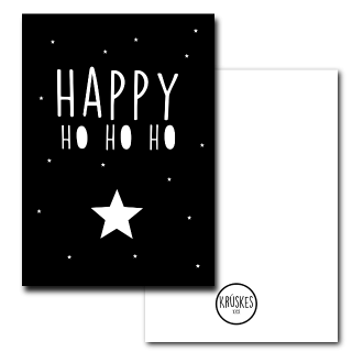Poster Happy Ho HO HO Krúskes