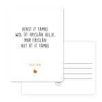 Kaart Frysk Famke - Goudfolie - A6