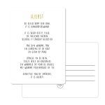 Kaart Hjerst - Goudfolie - A6