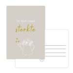 Kaart In Soad Sterkte - Goudfolie - A6