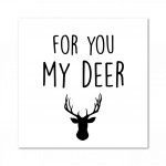 Stickers For You My Deer - 10 stuks