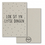 Kaart Lok Sit Yn Lytse Dingen - Grijsboard - A5