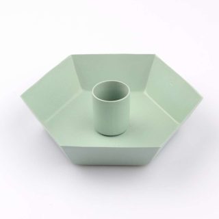 Kaarsenhouder van Branded by - Hexgaon - Groen - Krúskes.nl (2)