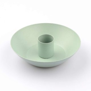 Kaarsenhouder van Branded by - Rond - Groen - Krúskes.nl