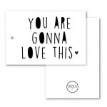 Cadeaulabel You Are Gonna Love