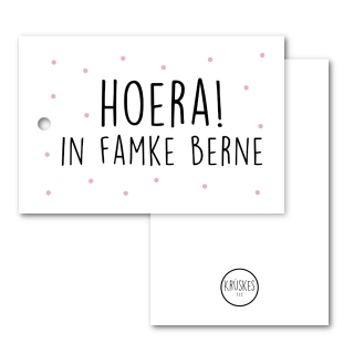 Cadeaulabel famke Berne