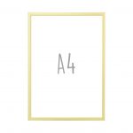 Aluminium posterlijst - Mat champagne - A4