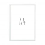 Aluminium posterlijst - Mat zilver - A4
