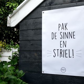 Friese Tuinposter - Pak De Sinne en Striel - sfeerfoto - Krúskes.nl