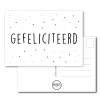 Kaart Gefeliciteerd - Kruskes