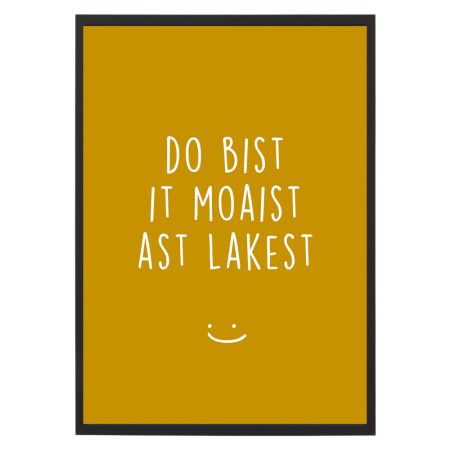 Poster - Ast lakest - Lijst - Krúskes