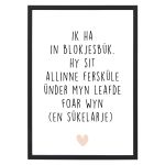 Poster Blokjesbúk - A4