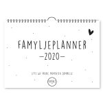 Friese Familieplanner 2020 - Zwart/wit - A3
