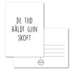 Kaart De Tiid Hâldt Gjin Skoft - A6