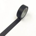 Masking Tape - Ruitjes - Zwart