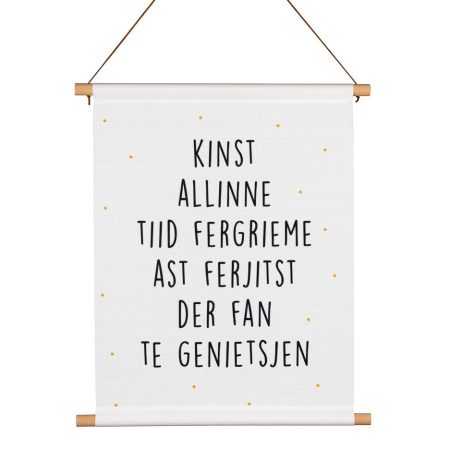 Friese Textielposter - Ferjit net te Genietsjen - kruskes (2)