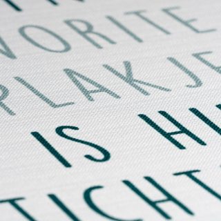 Friese Textielposter - Myn Favorite Plakje - kruskes (1)