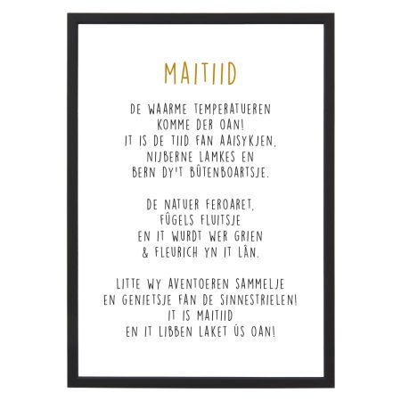 Poster It is Maitiid – A4 Kadotips
