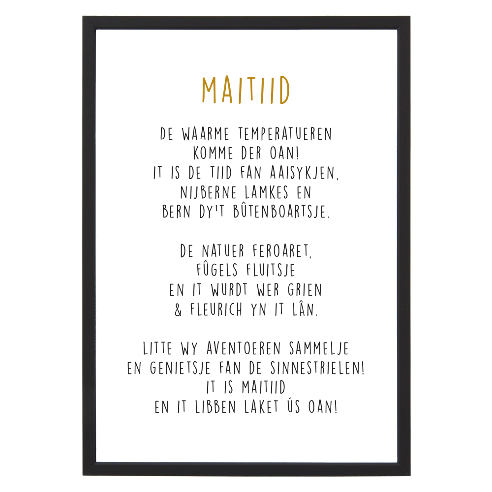 Poster It is Maitiid - A4