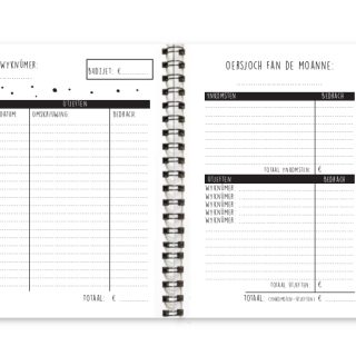 Budzjet Planner Binnenwerk Overzicht maand