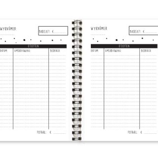 Budzjet Planner Binnenwerk invulpagina