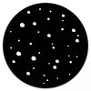 Muurcirkel Dots Zwart 20 cm Krúskes