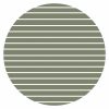 Muurcirkel Groene strepen 20 cm Krúskes