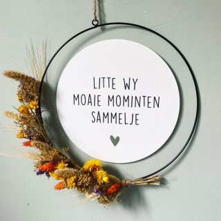 Alternative view of Muurcirkel Litte Wy Moaie Mominten Sammelje - 30 cm