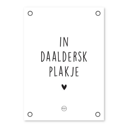 Tuinposter - In Daaldersk Plakje - Krúskes