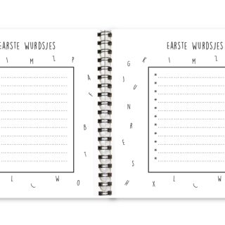 Binnenwerk uitsprakenboekje Krúskes Earste wurdsjes