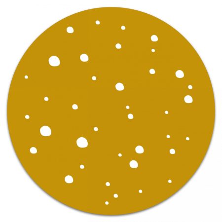 Buiten Muurcirkel Dots Okergeel 20 cm Krúskes