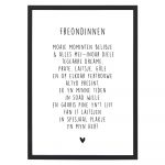 Poster Freondinnen - A4