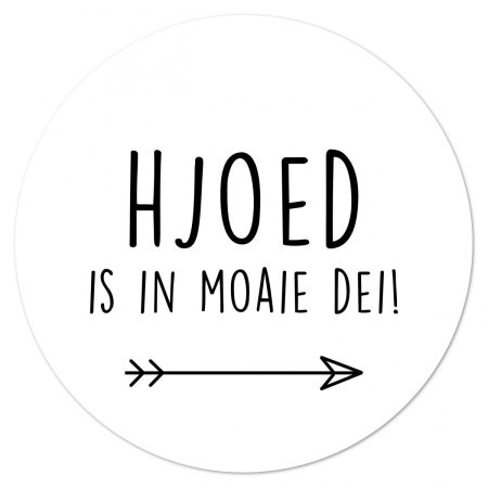 Hjoed is in moaie dei pijl