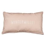 Binnenkussen 'Winterwille' - 50x30 cm