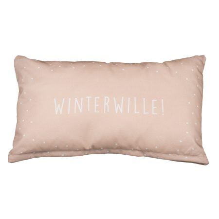 Binnenkussen ‘Winterwille’ – 50×30 cm Binnenkussens