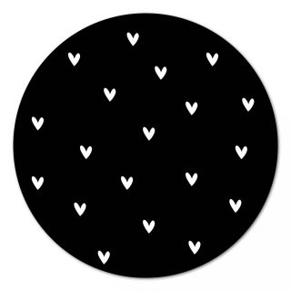 Stickervel Feest – Zwart/wit – 9 stickers Kadotips