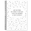 Fries Notitieboek "Folgje dyn dreamen"- A4