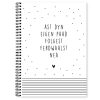 Fries Notitieboek "Ast dyn eigen paad folgest!"- A5