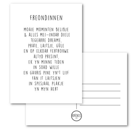 Kaart Freondinnen – A6 Alle kaarten