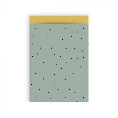 Cadeauzakjes – Kleine dots – Blauw/groen – 17 x 25 cm Inpakzakjes