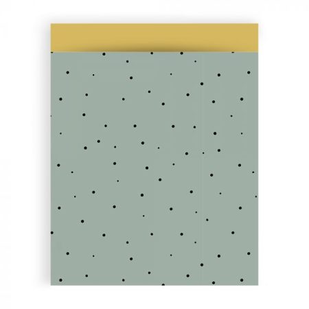 Cadeauzakken – Kleine dots – Blauw/Groen – 5 stuks – 27 x 34 cm Inpakzakjes