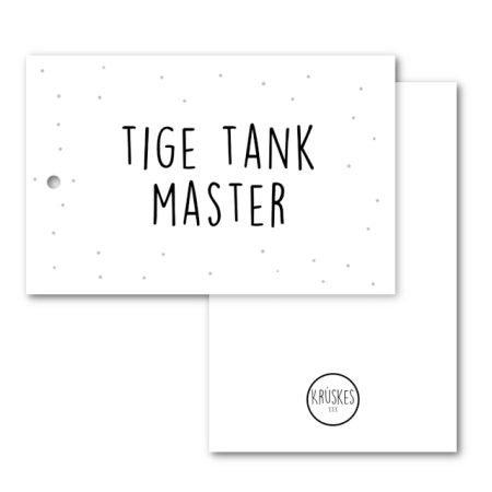 Cadeaulabel Tige tank master Cadeaulabels
